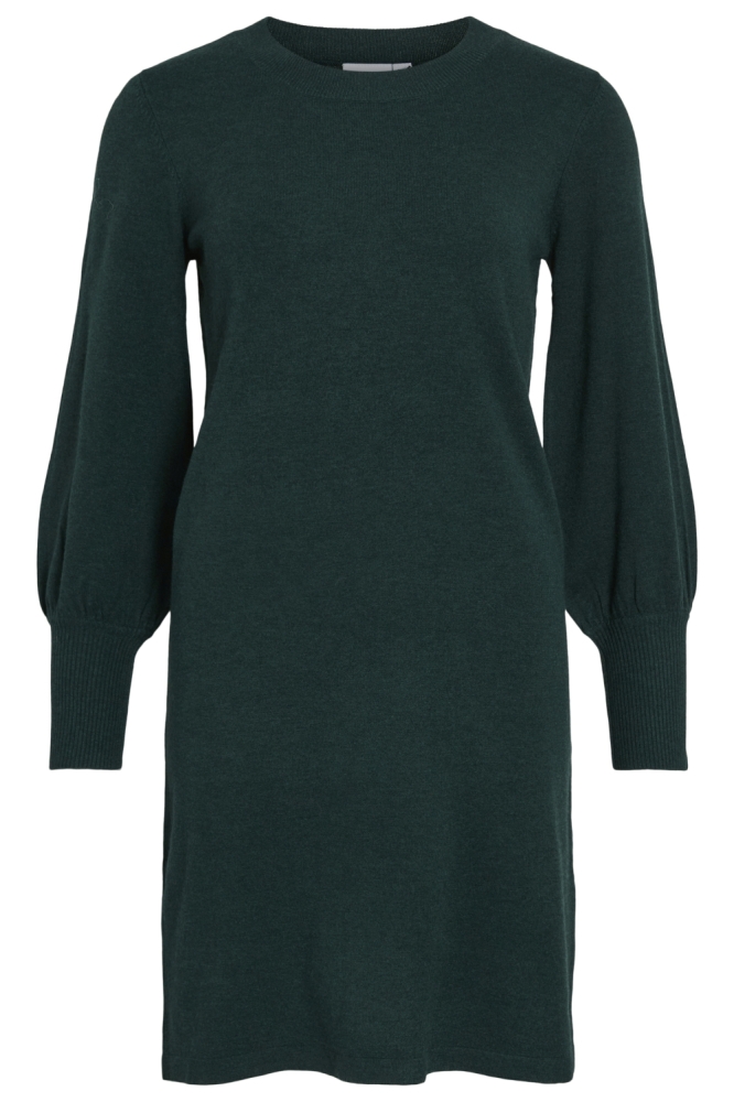 Vila groene dames jurk | Vooraanzicht