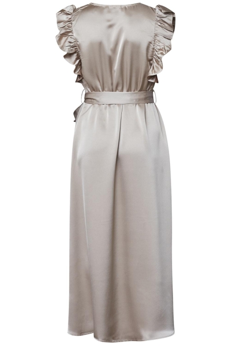 SisterS point camel dames jurk | Achteraanzicht