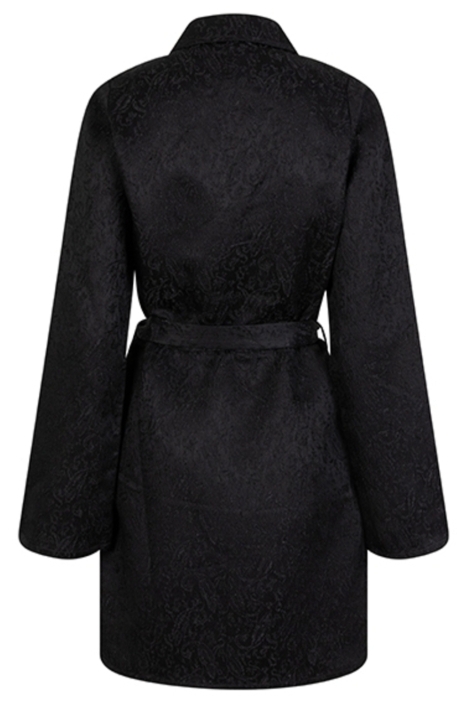 Lofty Manner zwarte dames jurk | Achteraanzicht