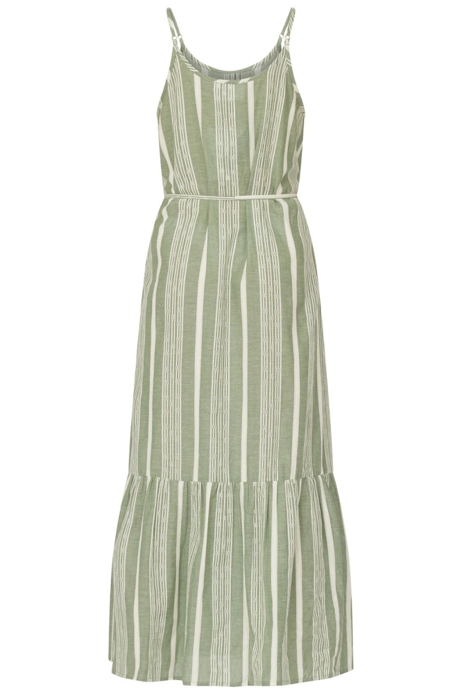 SisterS point groene dames jurk | Achteraanzicht