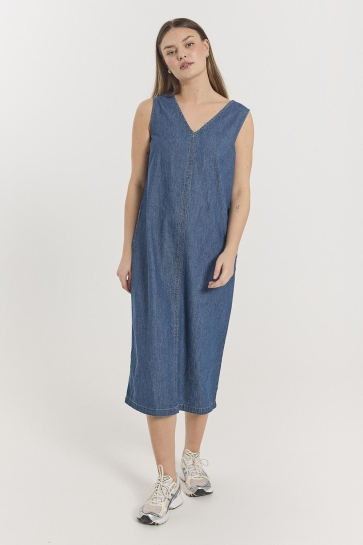 Freequent FQLISEA DRESS 207090 MEDIUM BLUE DENIM