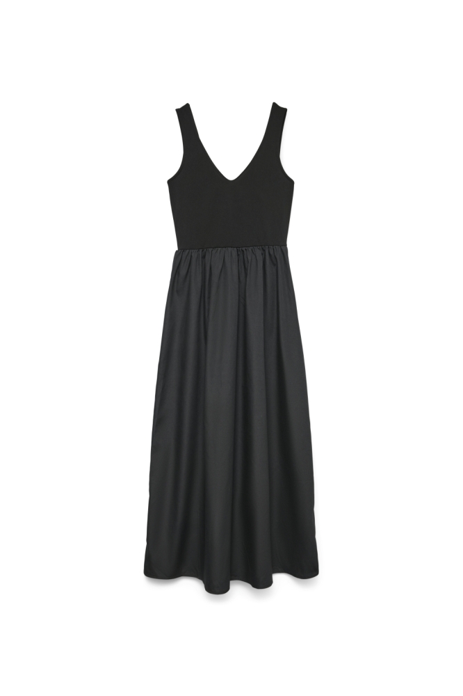 Vero Moda zwarte dames jurk | Vooraanzicht