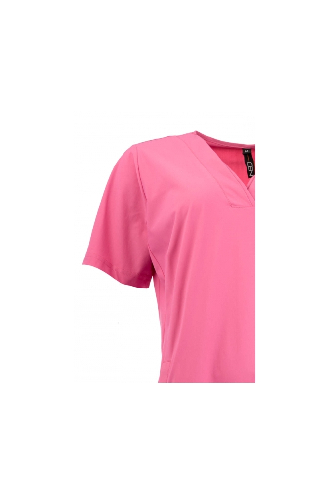 NED roze dames jurk | Close up