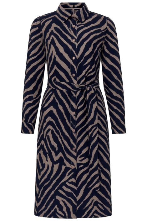 Zoso bruine dames jurk | Vooraanzicht