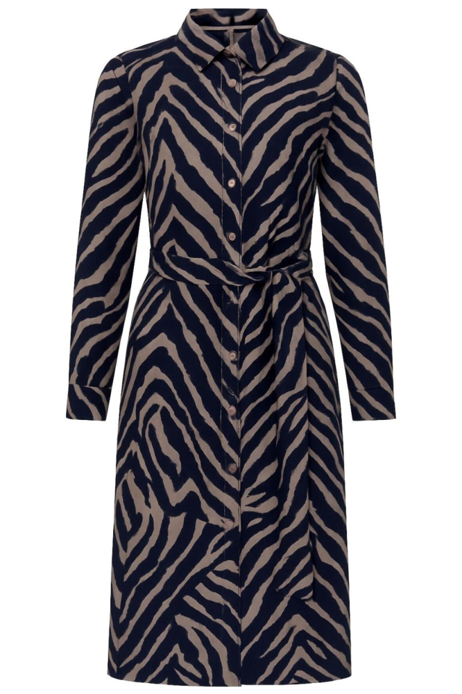 Zoso bruine dames jurk | Vooraanzicht