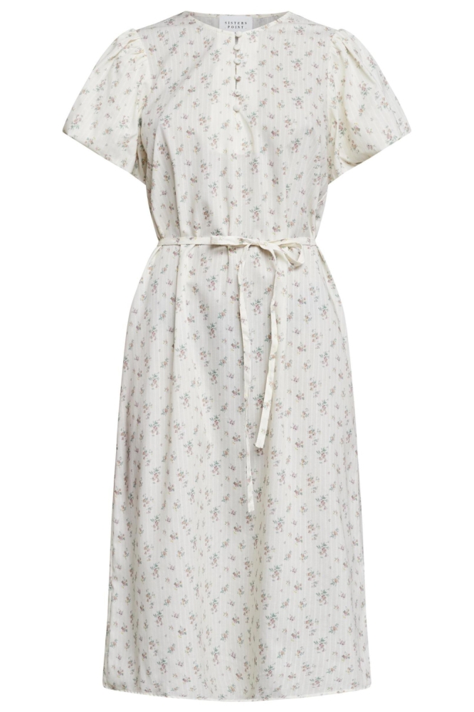 SisterS point beige dames jurk | Vooraanzicht