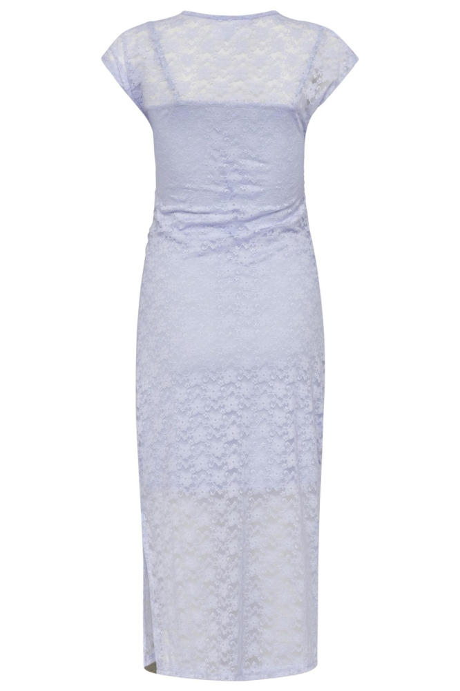 SisterS point paarse dames jurk | Achteraanzicht