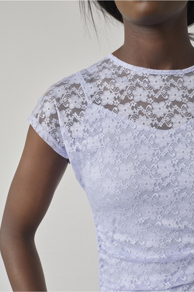 SisterS point paarse dames jurk | Close up