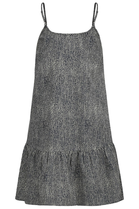 SisterS point blauwe dames jurk | Achteraanzicht