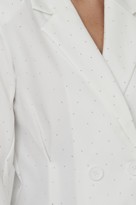 SisterS point witte dames jurk | Close up