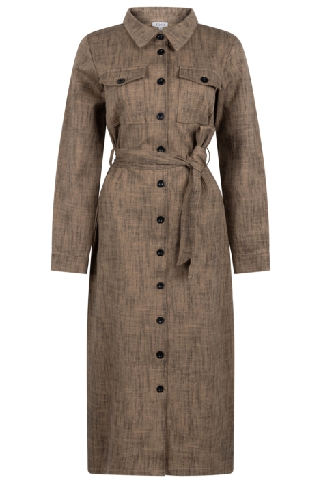 Zoso camel dames jurk | Vooraanzicht