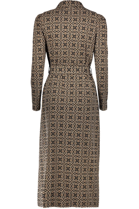 Zoso zwarte dames jurk | Achteraanzicht