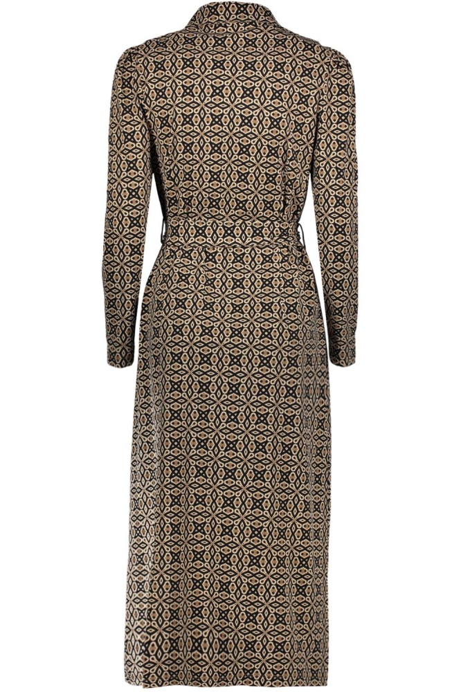 Zoso zwarte dames jurk | Achteraanzicht