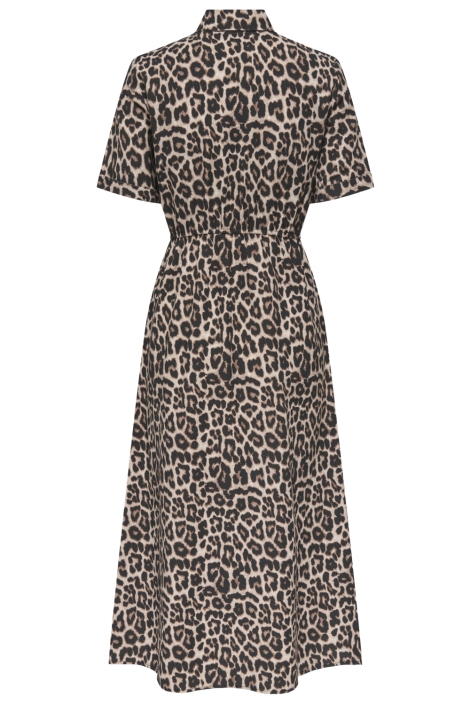 Only beige dames jurk | Achteraanzicht