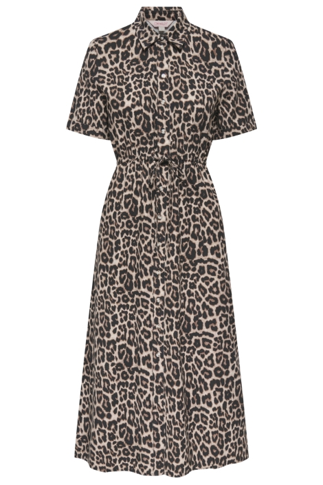 Only camel dames jurk | Vooraanzicht