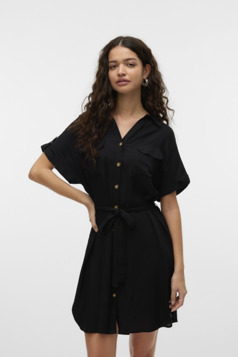Vero Moda zwarte dames jurk | 