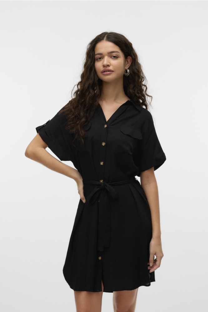 Vero Moda zwarte dames jurk | 