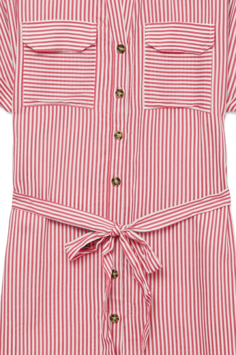 Vero Moda rode dames jurk | Close up