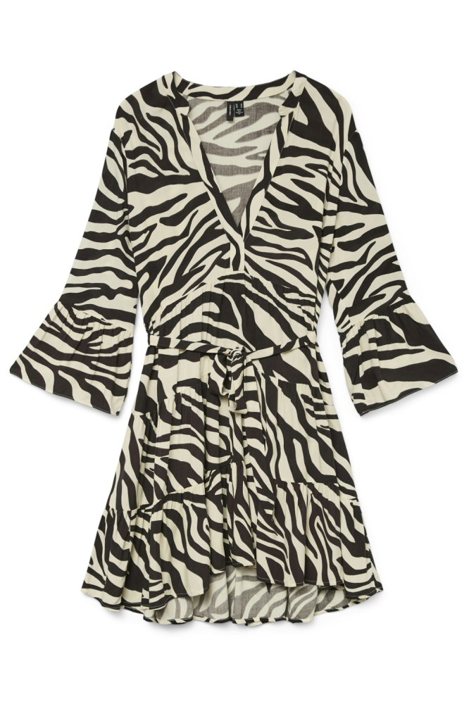 Vero Moda beige dames jurk | Vooraanzicht