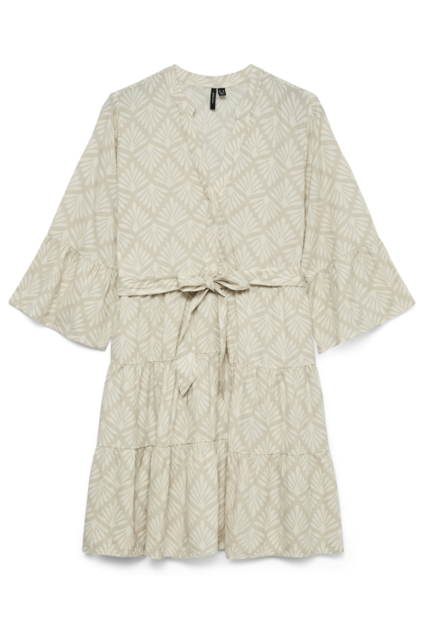 Vero Moda beige dames jurk | Vooraanzicht