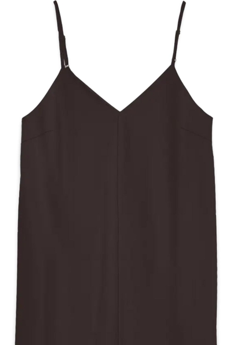 Vero Moda bruine dames jurk | Close up