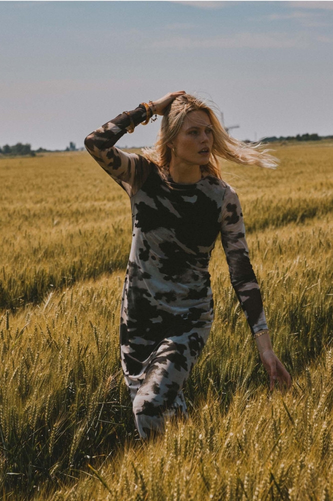 Zusss multi color dames jurk | Sfeerbeeld, In situatie