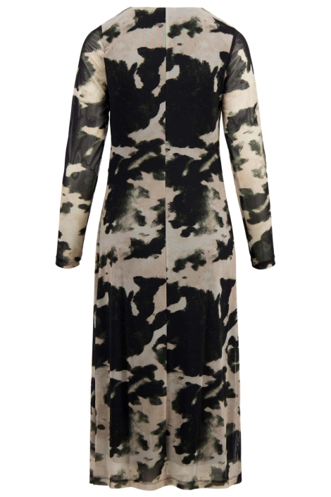 Zusss multi color dames jurk | Achteraanzicht