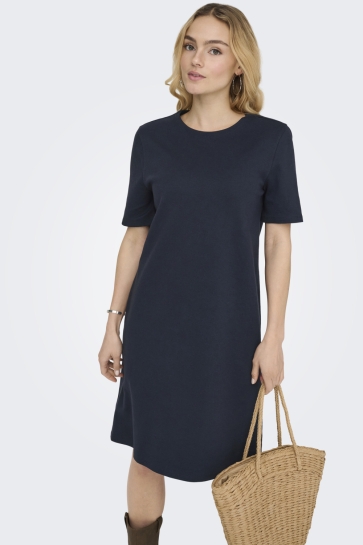 Jacqueline de Yong jdyisa s/s dress jrs dia Blauw