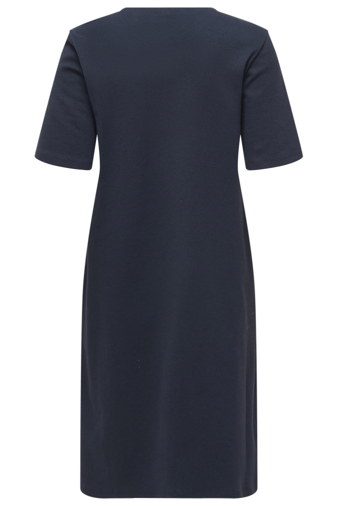 Jacqueline de Yong blauwe dames jurk | Achteraanzicht