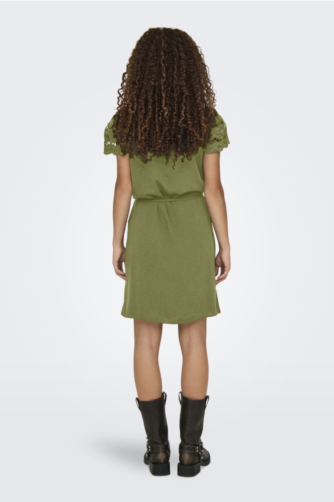 Jacqueline de Yong groene dames jurk | Model