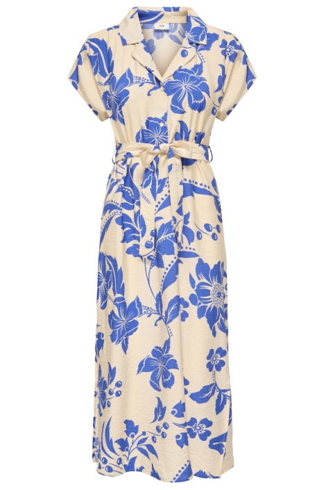 Jacqueline de Yong beige dames jurk | Vooraanzicht