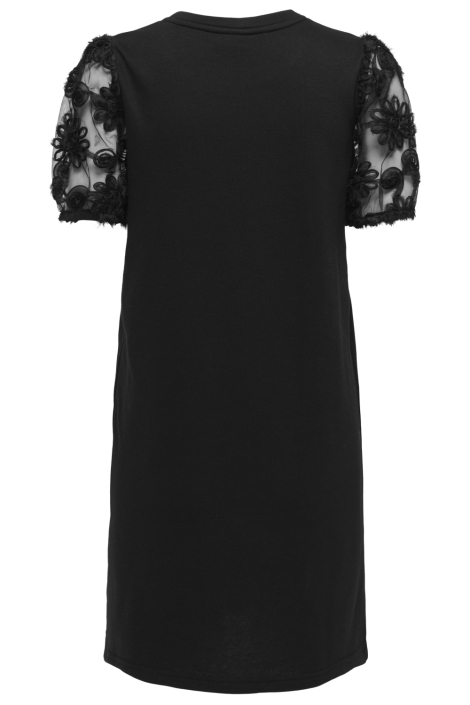 Jacqueline de Yong zwarte dames jurk | Achteraanzicht