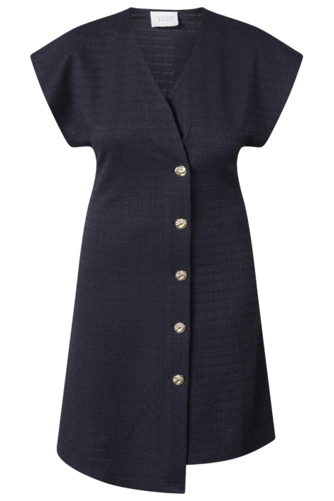 SisterS point zwarte dames jurk | Vooraanzicht