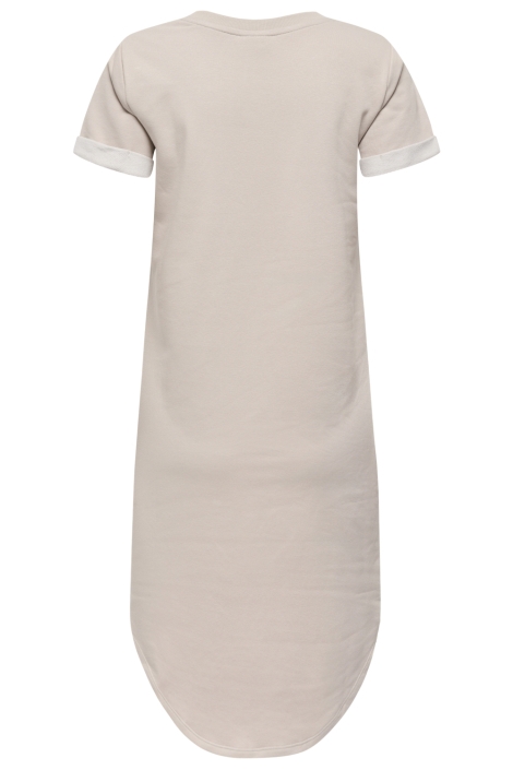 Jacqueline de Yong beige dames jurk | Achteraanzicht