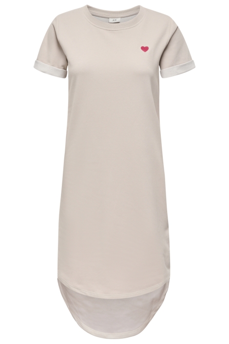 Jacqueline de Yong beige dames jurk | Vooraanzicht