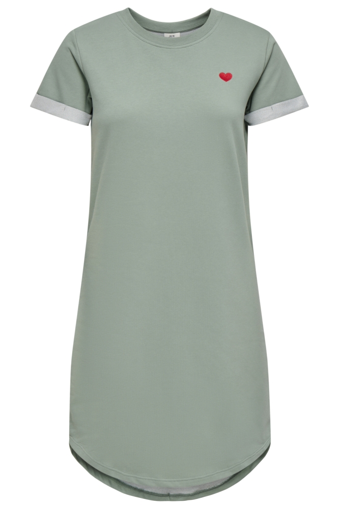 Jacqueline de Yong groene dames jurk | Vooraanzicht