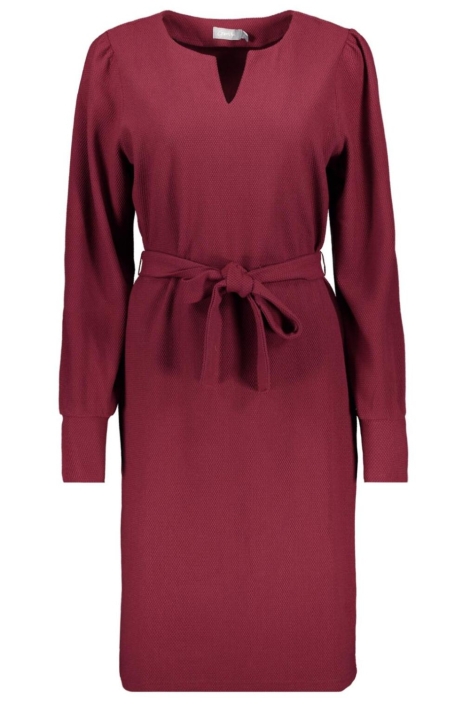 Geisha bordeaux dames jurk | Vooraanzicht