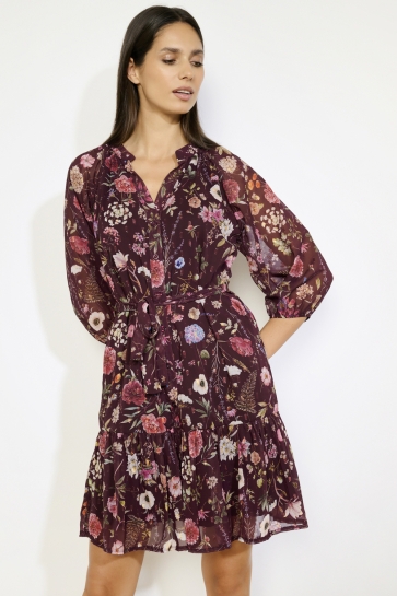 LolaLiza Jurk R IZA 08104310 5514 BORDEAUX WINE