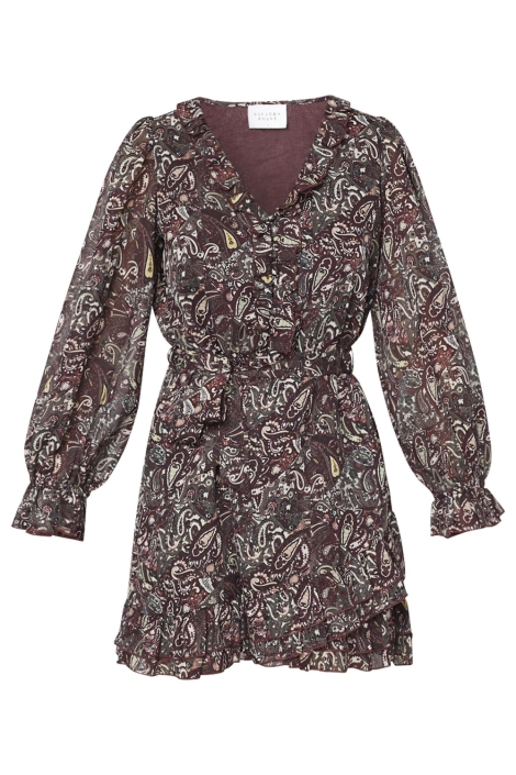 SisterS point bordeaux dames jurk | Vooraanzicht