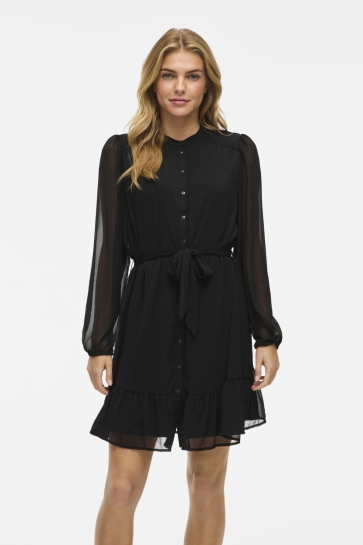 Vila VIFALIA L/S DRESS - NOOS 14107607 Black