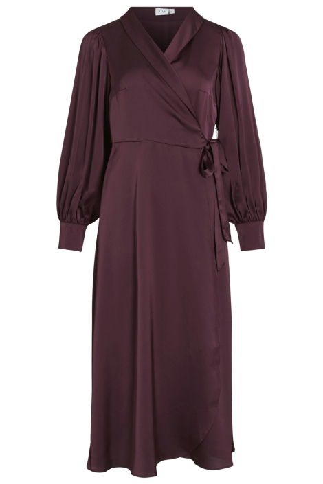 Vila bordeaux dames jurk | Vooraanzicht