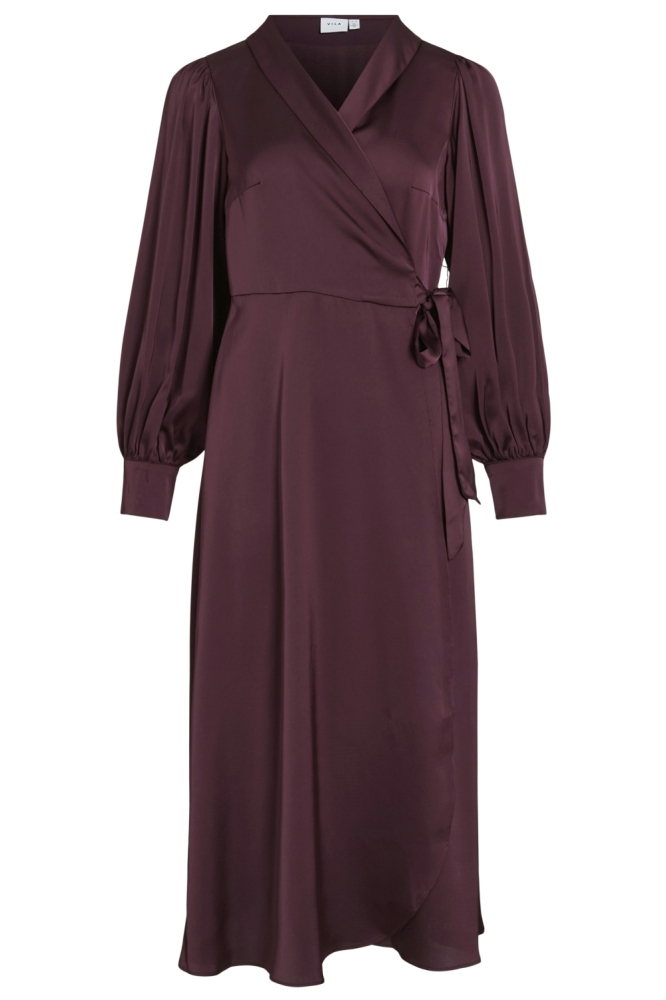 Vila bordeaux dames jurk | Vooraanzicht