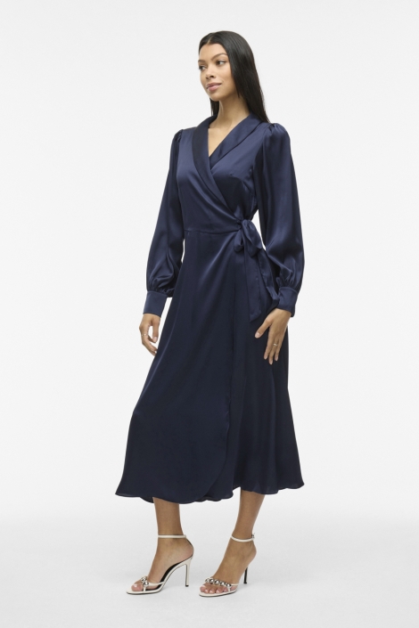 Vila blauwe dames jurk | Model