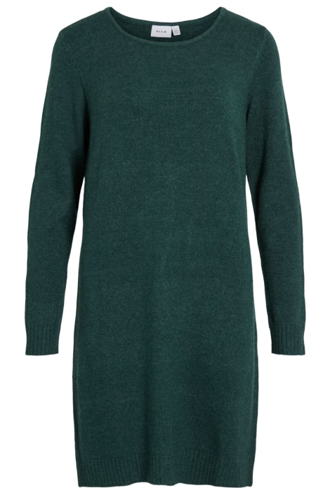 Vila groene dames jurk | Vooraanzicht