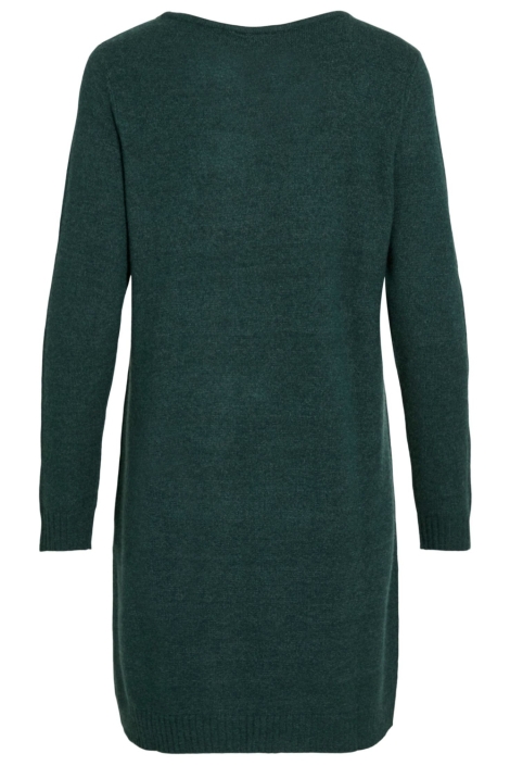 Vila groene dames jurk | Achteraanzicht