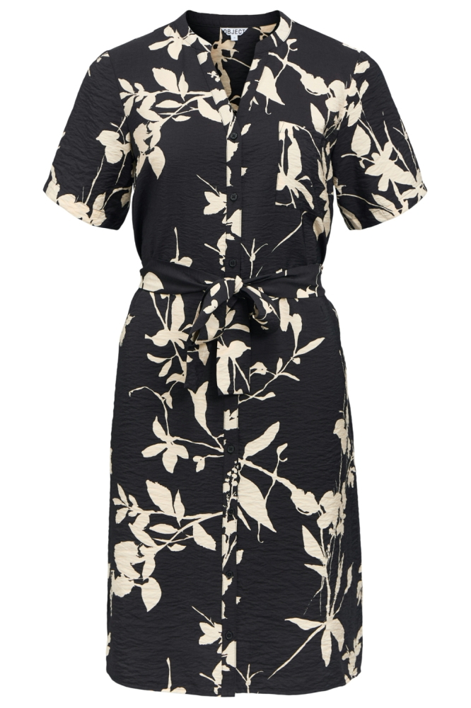 Object zwarte dames jurk | Vooraanzicht