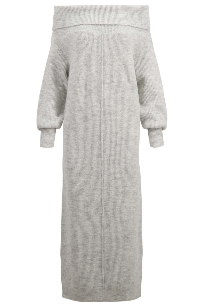 Zusss grijze dames jurk | Vooraanzicht