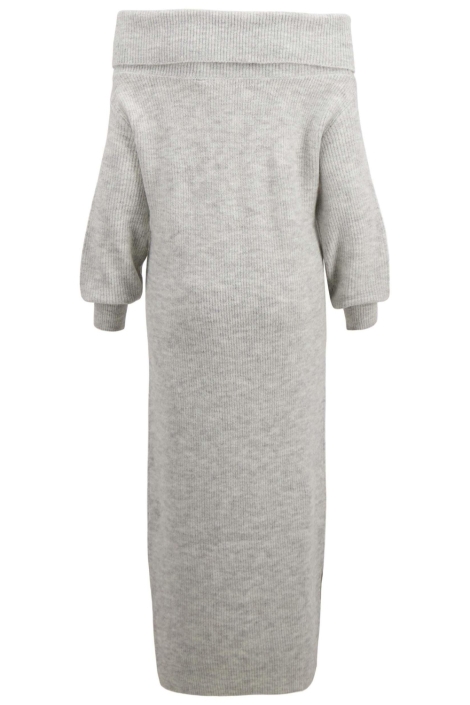 Zusss grijze dames jurk | Achteraanzicht