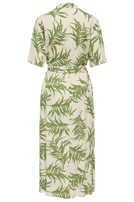 Jacqueline de Yong beige dames jurk | Achteraanzicht