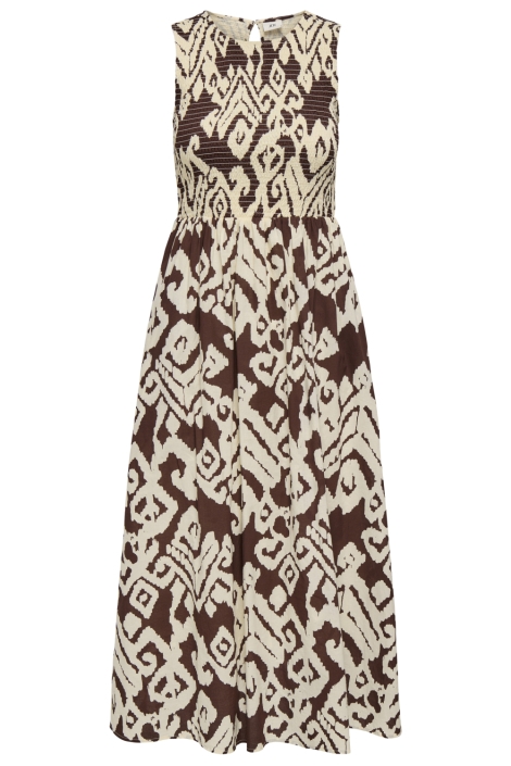 Jacqueline de Yong bruine dames jurk | Vooraanzicht